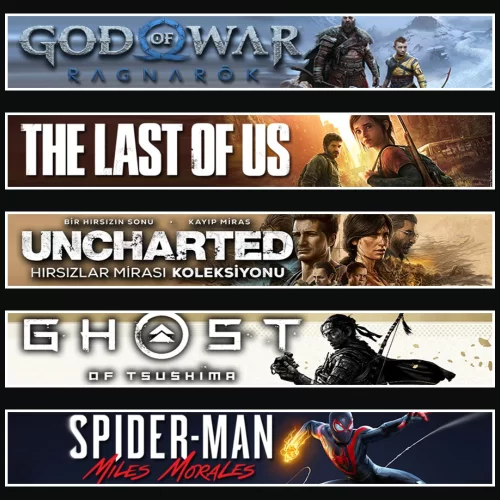  Ragnarök +TLOU1 +UNC. +Tsushima +Miles
